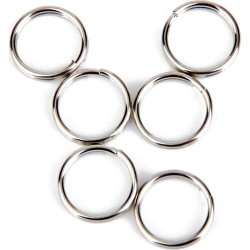 200 pcs/set Key Chains Swivel Clasp Lanyard Snap Hool Lobster Claw Clasp Keychain Ring Trigger Snap Hooks with Split Rings