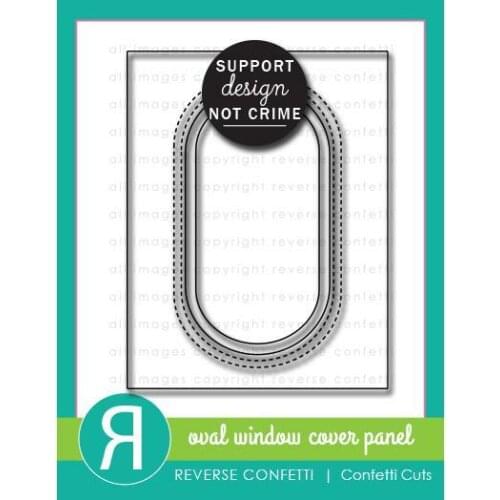 2021 AliliArts Metal Cutting Dies Oval Window panel diy Scrapbooking Photo Album Decorative Embossing PaperCard Crafts Die