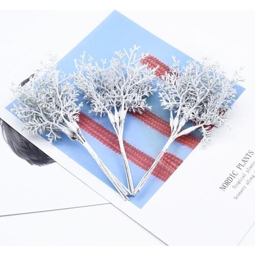 6 pieces Wedding decorations ornamental flowerpot vases for artificial plants Christmas home decorative flowers Plastic grass