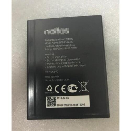 GeLar 2300mAh NBL-43A2300 Battery For neffos C5s TP704A TP704C C5A TP703A smartphone Li-ion bateria Li-Polymer Batterie