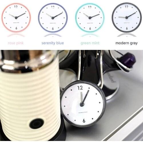 Bathroom Wall Clock Kitchen Waterproof Clock Suction Cup Decor Shower Timer Decor Tiny Toilet Kitchen Tools Supplies