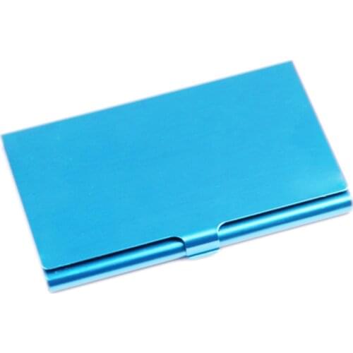 THINKTHENDO Aluminum Alloy Business Name ID Credit Card Case Metal Fine Box Holder Alloys Pocket