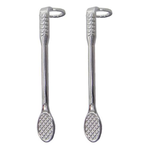 Chrome tennis clips for fancy/slimline pen RZ-PCL03-CHR