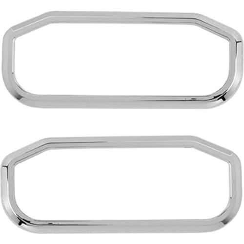 Car Door Exhaust Vent Decoration Frame Cover Stickers for Dodge Ram 1500 2010-2017 Interior Accessories