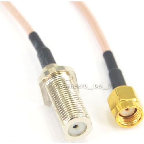 SMA-F extension cable Metric F female to RP SMA male jumper RG316 15cm Pigtail cable