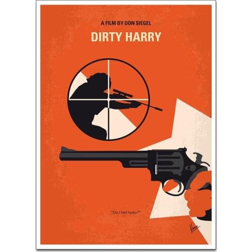 Canvas Print Dirty Harry Poster Decorative Picture Modern Wall Art Paintings Home Decor No Frame