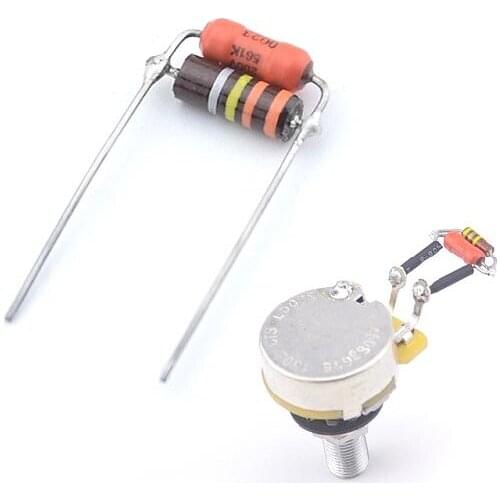 1 pc / 2 pcs Electric Guitar Capacitors Volume Treble Bleed Kit ( SEB 560P + 330K ) Guitar Accessories Dropshipping