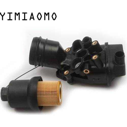 Engine Oil Filter Housing Assembly 06F115397E For VW Eos Polo Jetta Audi A1 A3 A4 A6 S6 Avant TT Skoda Seat Altea 06F115397F