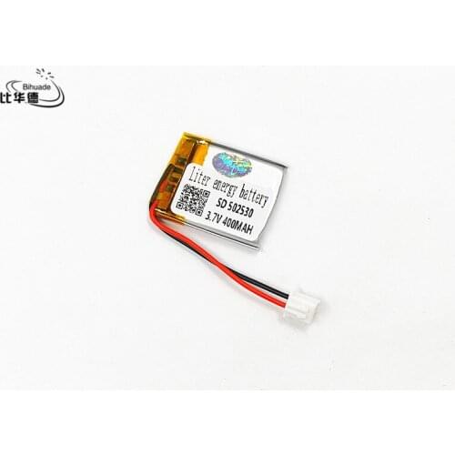 2.5 thread 3.7V polymer lithium battery F8 Ling degrees DM900 driving recorder BL580 universal charging 502530 400mAh