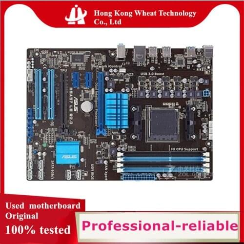For ASUS M5A97 LE R2.0 Motherboard Socket AM3+ DDR3 SATA3 USB3.0 For AMD 970 Used Original Desktop Mainboard