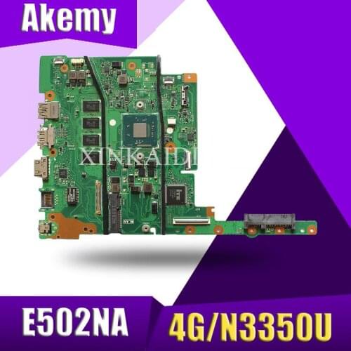 E502NA MAIN_BD.4G/N3350U/AS mainboard For ASUS E502NA Laptop motherboard E502NA motherboard 100% Tested OK