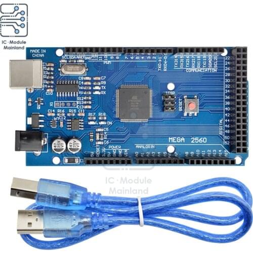 Mega2560 R3 Mega2560 REV3 Atmega2560-16AU CH340G Driver Board Module 5V 16MHz 256KB Memory USB Port