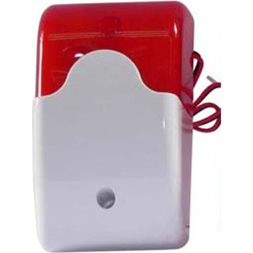 Wired alarm Siren with strobe For Burglar Alarm System