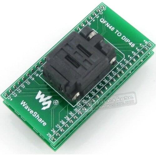 QFN48 TO DIP48 # QFN48 MLF48 MLP48 IC Test Socket Programming Adapter 0.5mm Pitch + Free Shipping