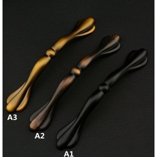 Chic Kitchen Cupboard Handles Pulls Vintage Handle Pulls Drawer Pull Handle Furniture Hardwar Kitchen Cabinet handles 96mm 128mm