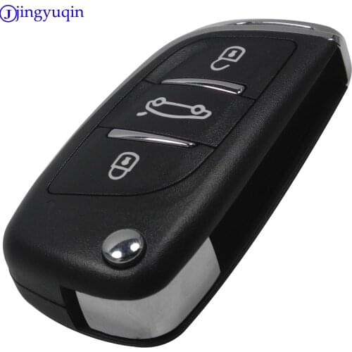 3 Buttons Folding Flip Remote Car Key Shell Case for Audi A6 for VW for Pasha Te for Bora for Skoda for Seat Without Blade