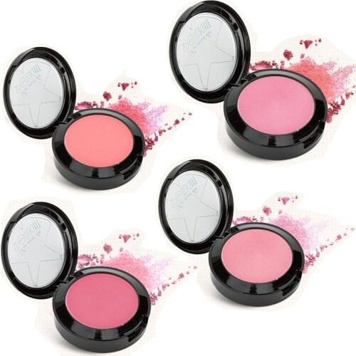 Brand New Make Up Blushes Face Bronzer Powder Cosmetic Natural Base Makeup Highlighter Face Contour Blush With Brush