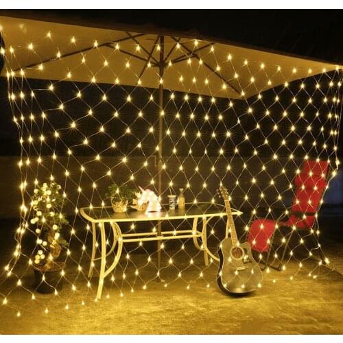2x2m 3x2m 6x4m LED Net Mesh Fairy String Light Christmas Tree-Wrap Lights Outdoor Wedding Party Curtain Garland Light