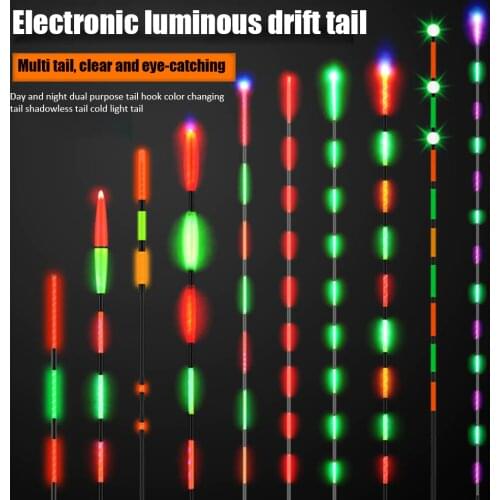 Electric Fishing Float Night Light Luminous Electronic Float Fishing Tackle Fishing hooks Fresh Water Buoy Fishing Tackles Tools