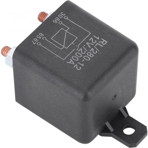 WM686 Car Starter Relay 12V 4-Pin On/Off Relay Car Heavy Duty Starter Relay RL180 200A Car Power Switch Car Accessories