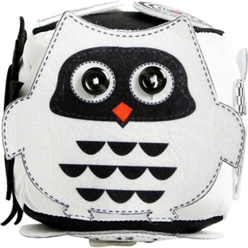 1Set Brain Developmental Baby Toy Busy Board for Baby Cloth Fine Motor Training Cube Educational Board Preschool Toys 69HE