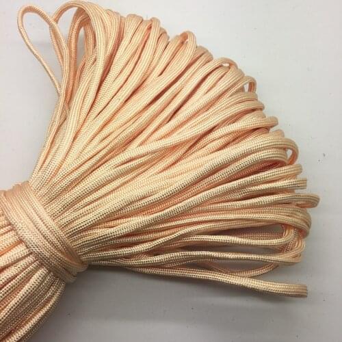 10yds/Lot Light pink Paracord Bracelets Rope 7 Strand Parachute Cord CAMPING HiKING #SZ71