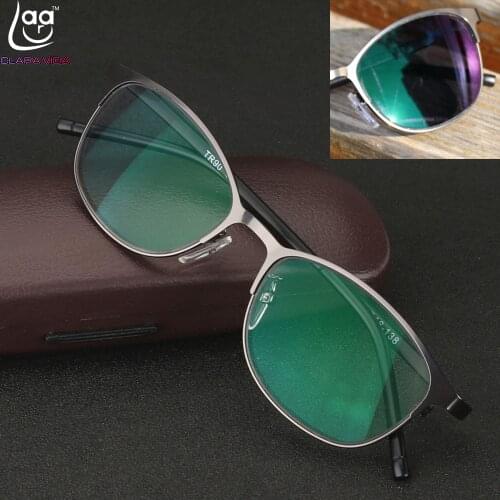 2019 Rushed Occhiali Da Lettura Clara Vida = Outdoor Advanced Alloy Large Round Frame Reading Glasses Commercial +1 +1.25 To +4