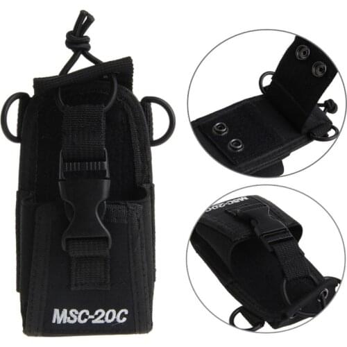 85DD MSC-20C Nylon Radio Case Bag Holder Pouch for baofeng UV-B5 UV82 UV8 D GT-3 UV5R