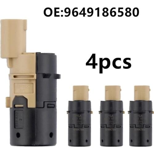 9649186580 9643326380 659095 602775 4PCS Car PDC Parking Radar Sensor Reversing Radar Electric Eye Probe Auto Safety Accessories