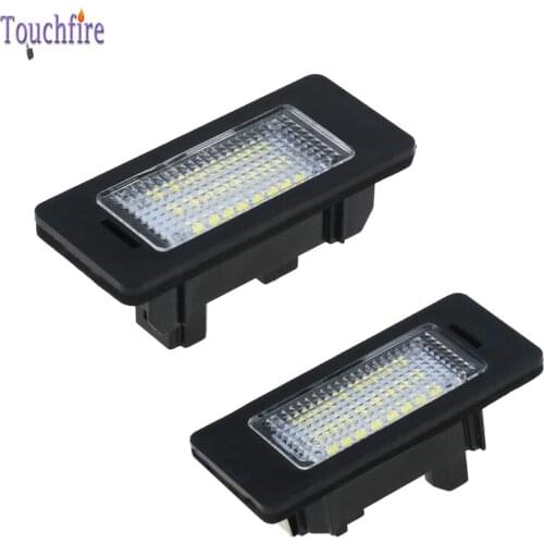 2Pcs Canbus Auto light 24 LED License Number Plate Lamp Car Styling For BMW E39 E60 E60N E61 E90 E91 E90N E92 E93 E46 CSL E82
