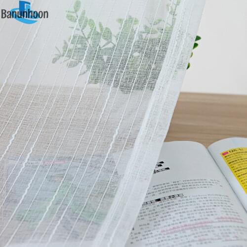 White Curtains All-match Screens Sheer Curtains For Living Room Tulle Modern Voile For Bedroom Window Balcony Yarn Decor