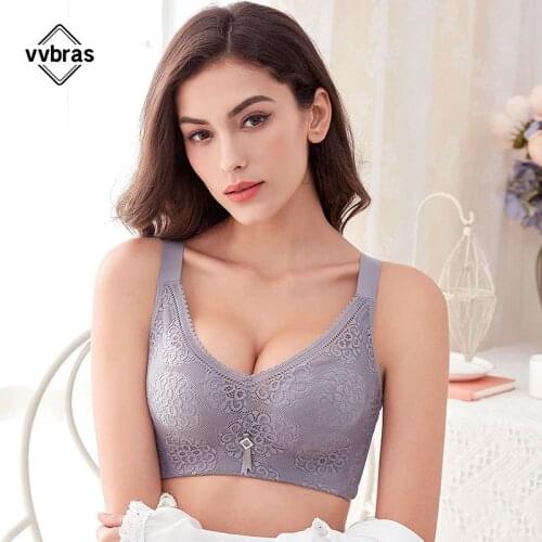 Vvbras Sexy Push Up lingerie Wire Free Bras Wide Straps Female Underwear Large Size Push up Bra Wireless Thin Women Brassiere