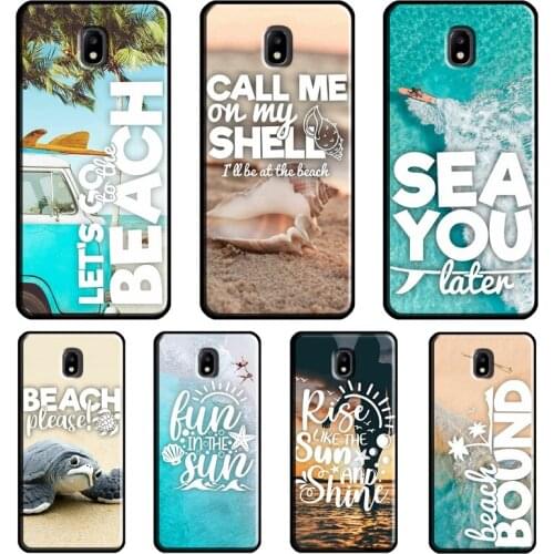 BEACH SUMMER HOLIDAY PALM TREES TRAVEL Cover For Samsung Galaxy A8 A6 A7 A9 2018 J8 J4 J6 Plus J1 A3 A5 2016 J3 J7 J5 2017 Case