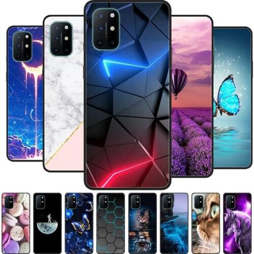 For OnePlus 8T 8 T OnePlus 8 Pro Case Silicone Soft TPU Phone Cover for One plus 8t Case Bumper for OnePlus 8 Pro Fundas Shell