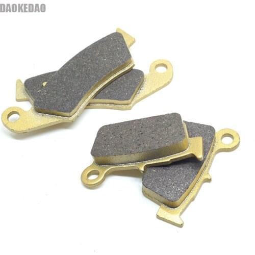 Motorcycle Front Rear Brake Disc Pads Set for Kawasaki KX-F 250 04-06 08-18 KLX450R 07-09 KLX450F 06-19