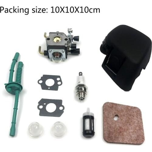 Carburetor Air Filter Fuel Line Gaskets Kit for FS45 FS46 FS55 FS55R FC55 FS38