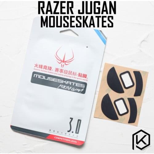 Hotline games 2 sets/pack competition level mouse feet skates gildes for razer jugan Jugan 0.6mm thickness