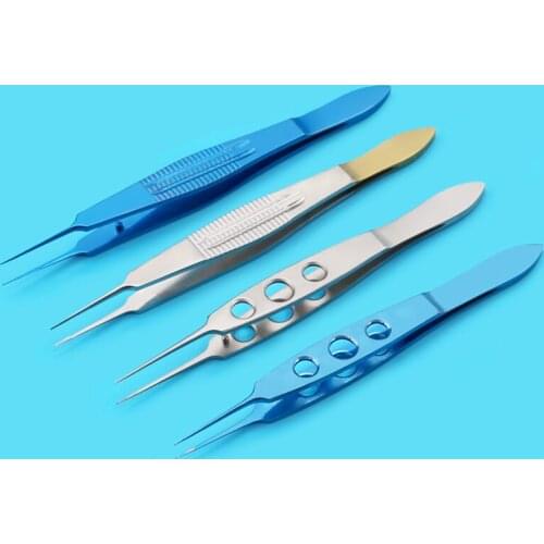 Cosmetic nano traceless double eyelid hyper fine fat ophthalmic forceps