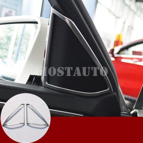 For Mercedes Benz E Class W212 ABS Car Door Stereo Speaker Cover Trim 2010-2015 2pcs Car Accessories Interior Car Decor Car Trim