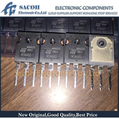 New Original 10PCS/Lot STW5NA80-1 W5NA80-1 or STW5NA90 W5NA90 STW5NA100 W5NA100 STW5NB90 W5NB90 STW5NB100 W5NB100 TO-247 MOSFET