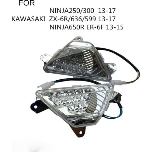 Suitable for Kawasaki Ninja250/300 13-16 Xiaorenzhe ZX-6R 636 Front Turn Signal Front Command Light
