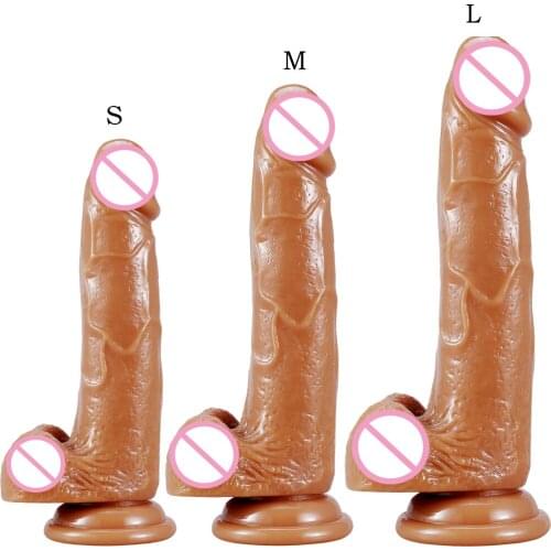 ManNuo Realistic Dildo for Women Sex Toys Lesbian Strapon Pants Anal Dildo Big Dick with Suction Cup Soft Penis Female Adult Toy