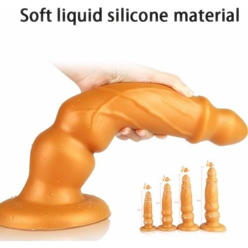 Silicone Huge Anal Plug Large Dildo Butt plug Vagina Stimulator Anus Dilator Prostate Massager Anal Sex Toys For Men Women Gay