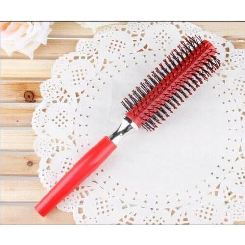 Good quality 21*4CM cylinder curly hair comb anti-static unisex head massage hair brush as afro pick hairdressing styling tool