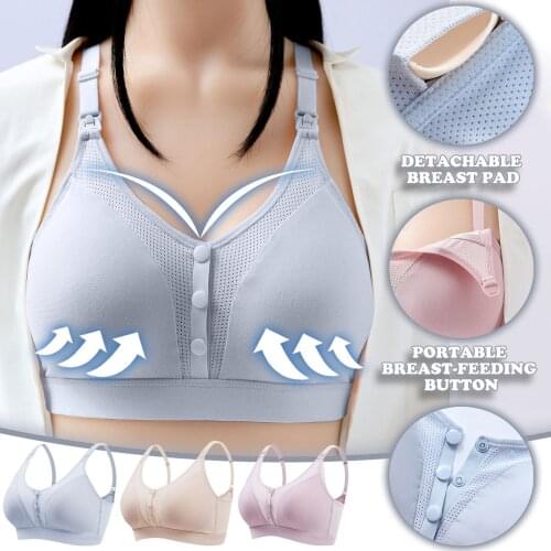 Womens Bra Maternity Bra Front Open Breast-feeding Bra Everyday Underwear Pregnancy Clothes Breastfeeding Accessories
