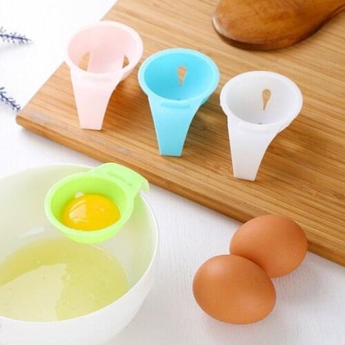 1PC Food Grade Plastic Egg Yolk White Separator Egg Divider Novelty Kitchen Gadgets Cooking Tools KW 016