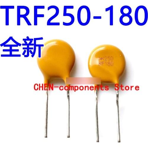10PCS TRF250-180 Self-recovery fuse 0.18A 250V straight Insert