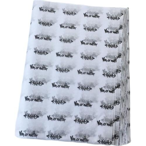Custom Gift Printed Brand Logo Tissue Paper Wrap For Packaging