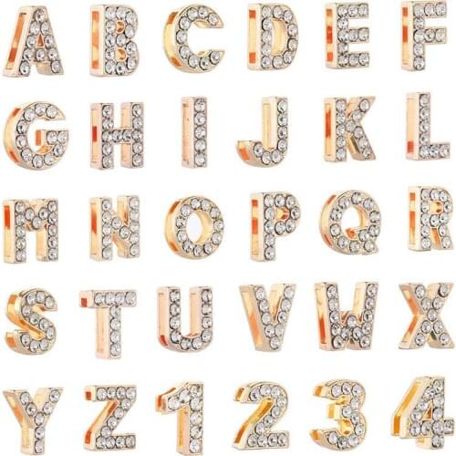 1PC New Arrival Gold Color 26 Letters Charm Beads Fit Brand Charm Bracelets & Necklaces For Women Christmas Jewelry Gift Making