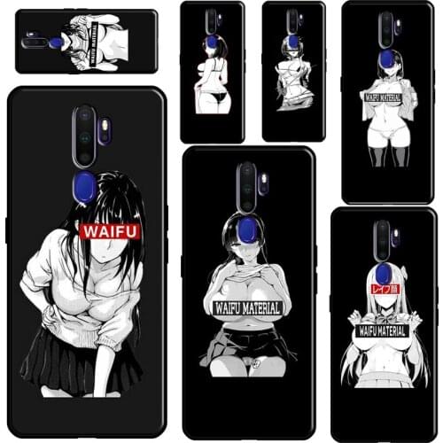 Sugoi Senpai Anime waifu For OPPO A52 A72 A91 A5 A9 A31 A53 2020 Reno2 Z Find X2 X3 Pro A3S A5S A1K A15 A93 Case